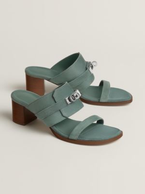HERMES サンダル シープスキン ミントグリーン Green - Hermès women's shoes & leather footwear | Hermès USA